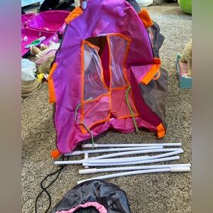 American girl doll tent and sleep bags
